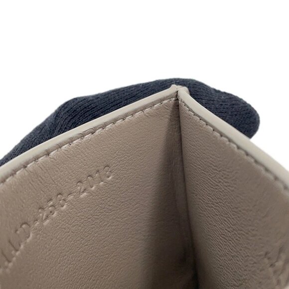 FENDI Baguette Card Case Nappa Leather Gray - Picture 6 of 10